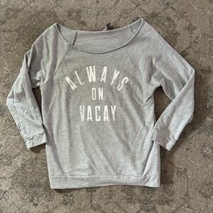 Off the shoulder sweater